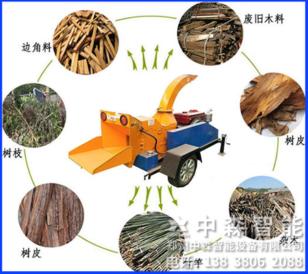 樹枝切碎機(jī)、大型園林切碎機(jī)、園林綠化粉碎機(jī)